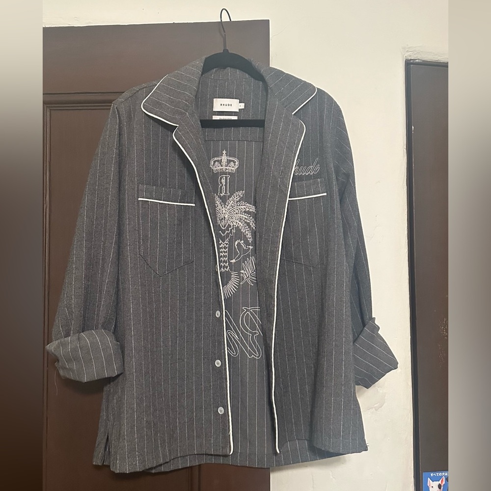 RHUDE PJ Long Sleeve Shirt